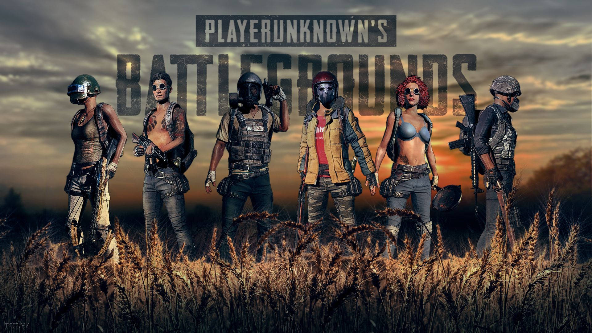 Download aesthetic pubg characters ultra hd wallpaper