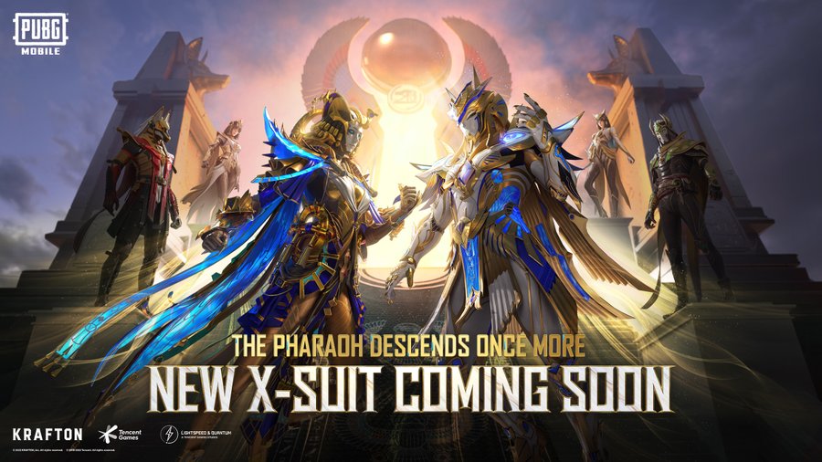 Pubg mobile the pharaoh x suits are returning in the game again