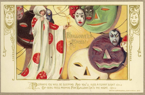 Halloween postcards ca â â the public domain review