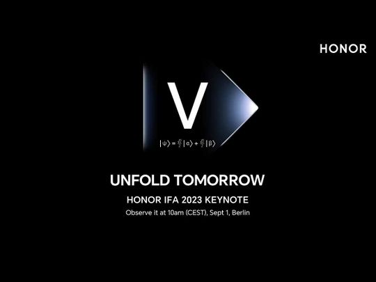 Honor magic v foldable smartphone set for global launch technology â gulf news