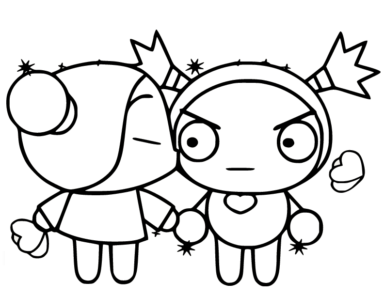 Pucca coloring pages printable for free download