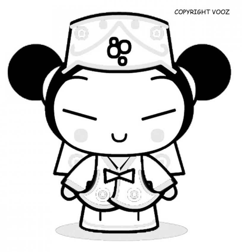 Pucca the nurse coloring pages