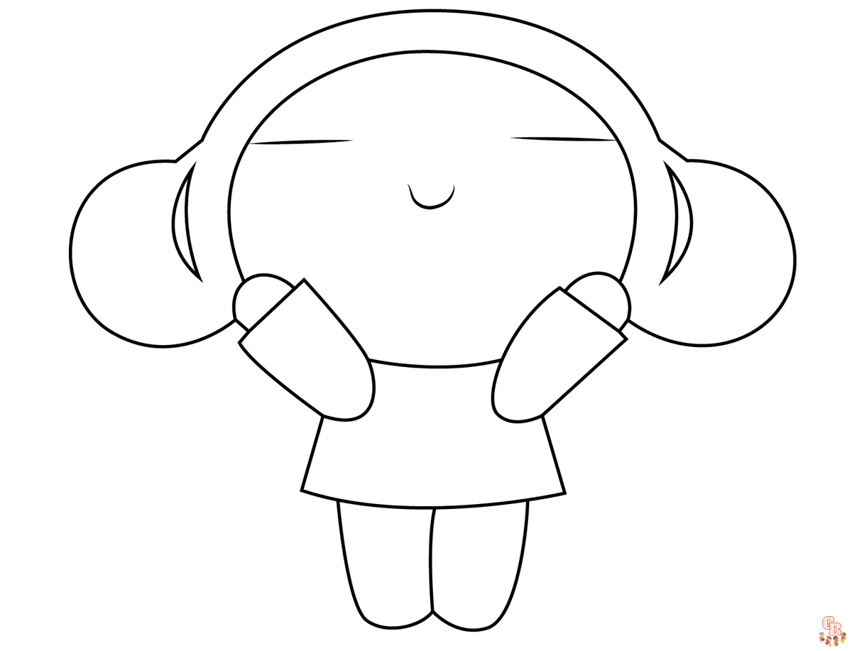 Printable pucca coloring pages free for kids and adults