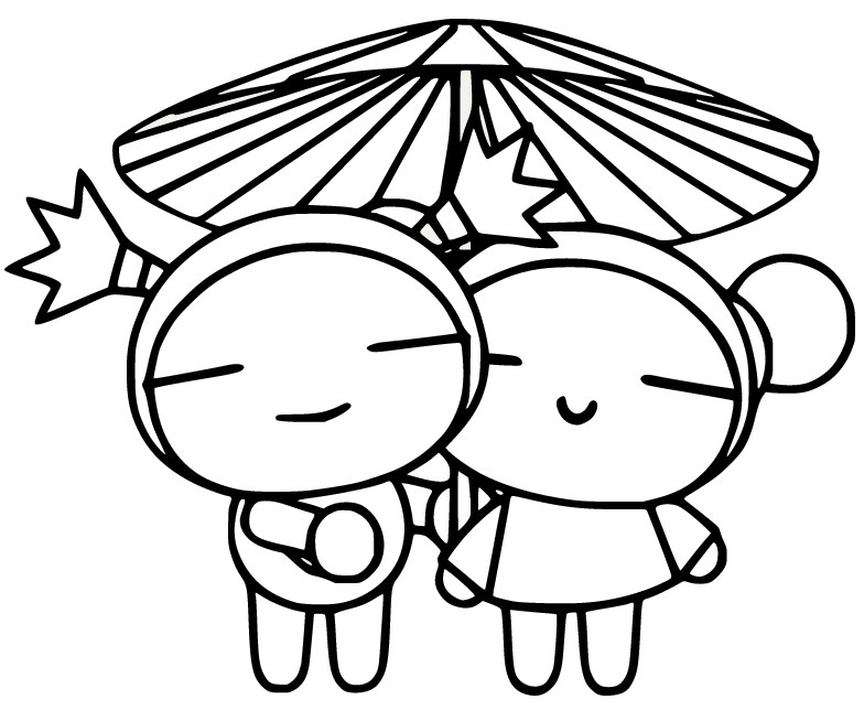 Pucca coloring pages printable for free download