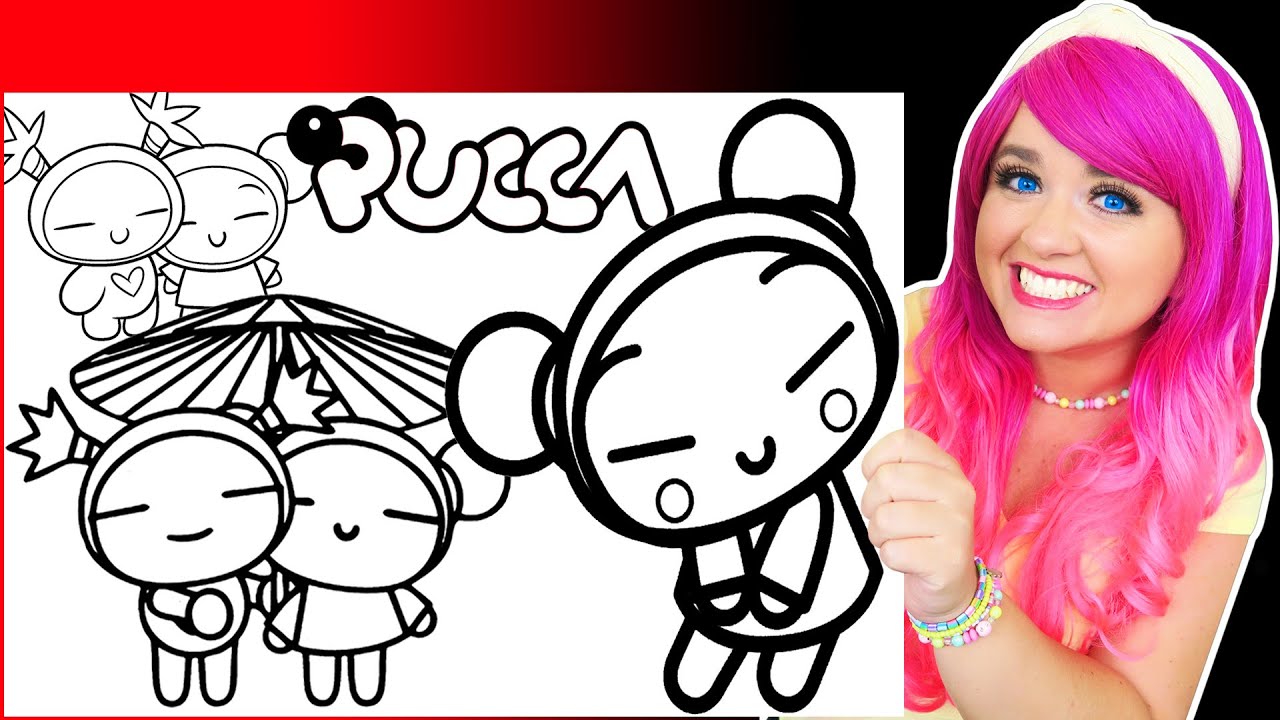 Coloring pucca garu coloring pages prisacolor arkers