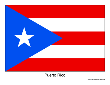 Flag of puerto rico