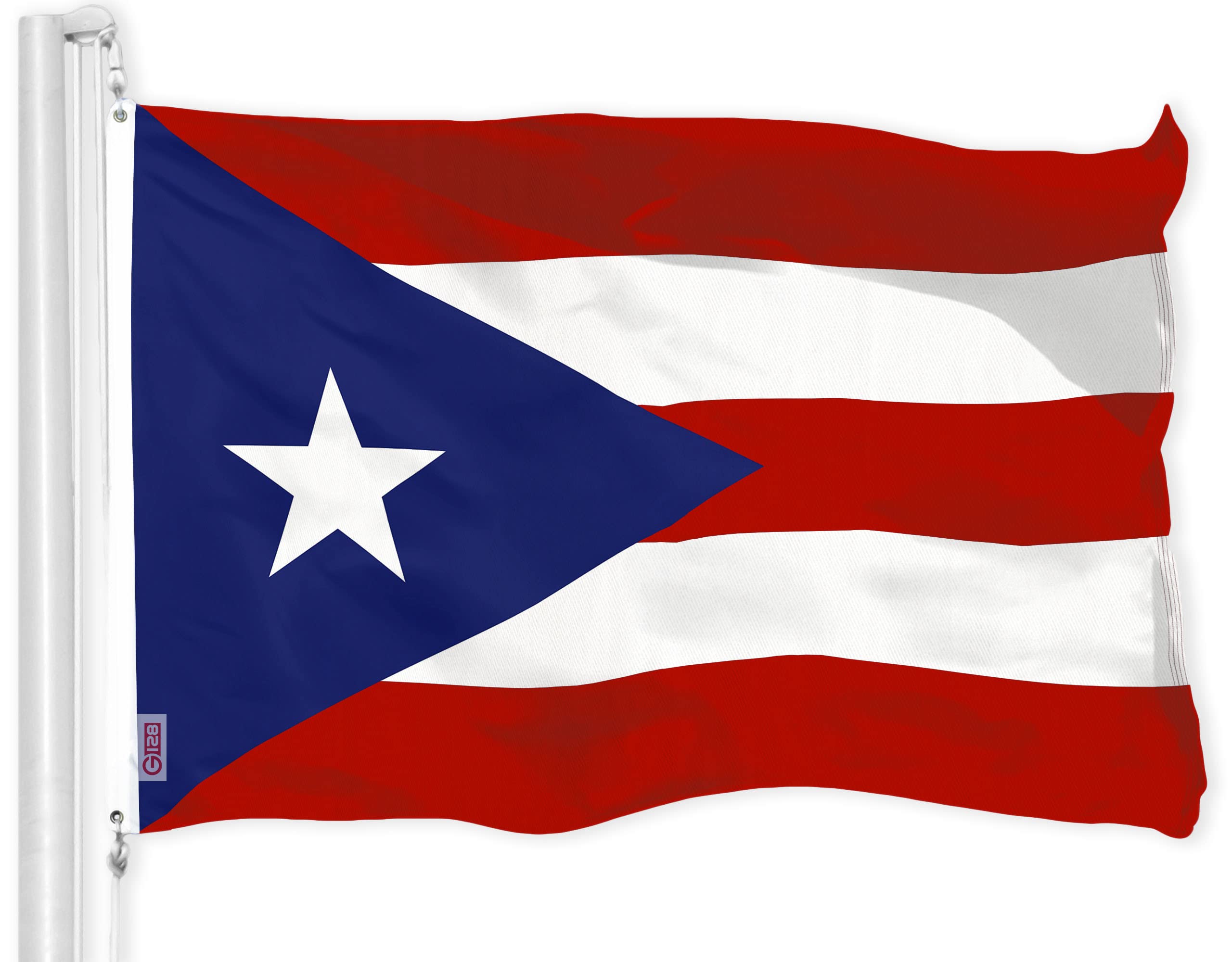 G puerto rico puerto rican flag x ft liteweave pro series printed d polyester indooroutdoor vibrant colors brass grommets thicker and more durable than d d polyester