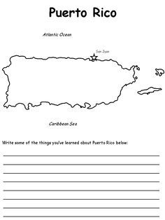 Coloring page flag puerto rico hispanic heritage month flag coloring pages puerto rico puerto rico map