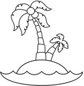 Palm tree coloring pages free coloring pages