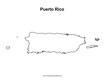 Puerto rico map