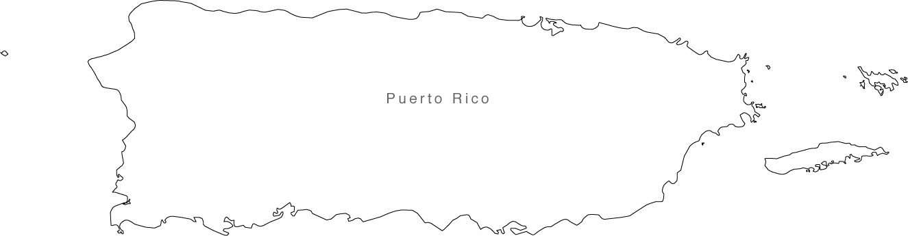 Digital puerto rico map for adobe illustrator and powerpointkeynote