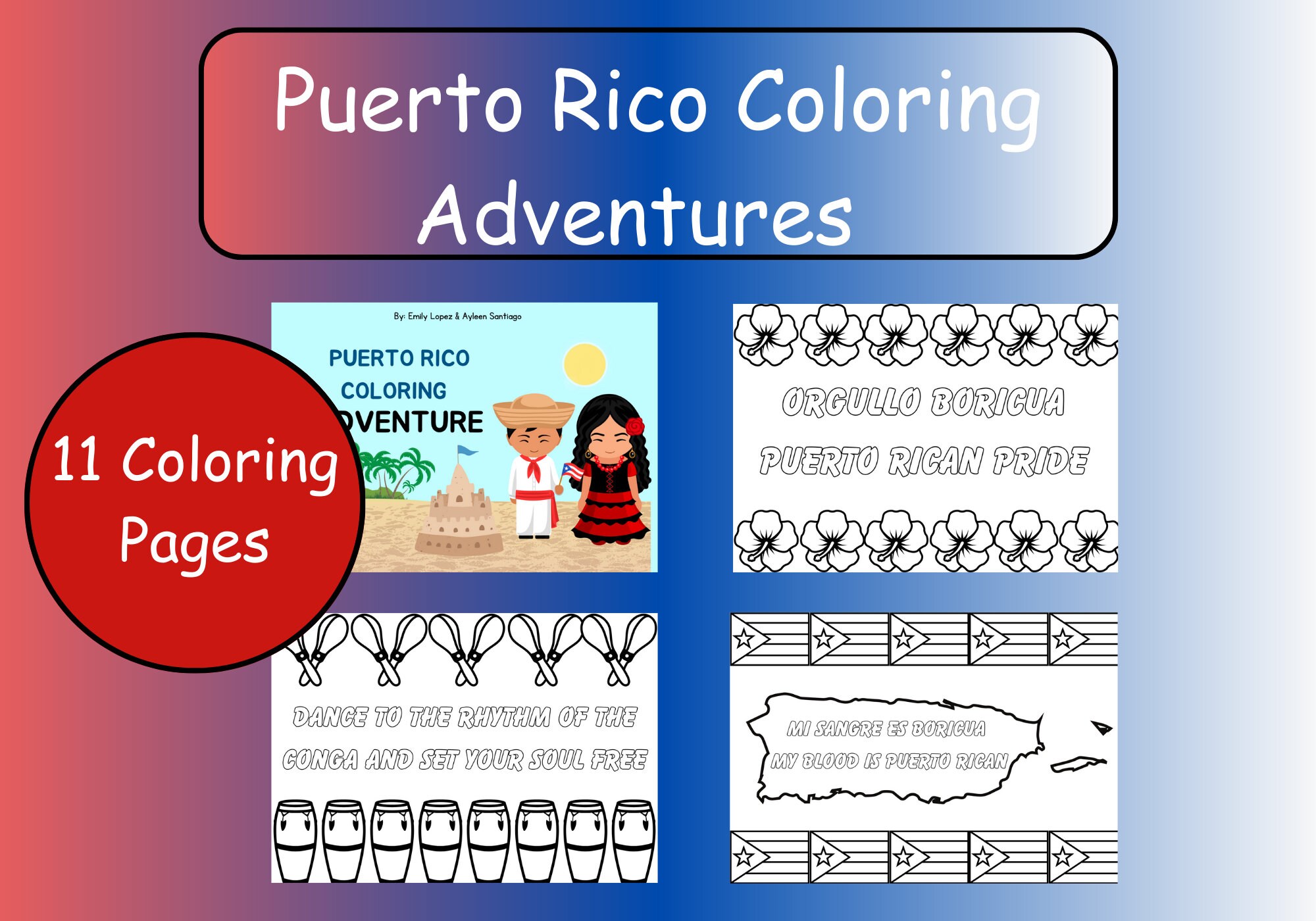 Puerto rico coloring adventure download now