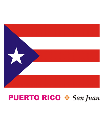 Puerto rico flag coloring pages for kids to color and print