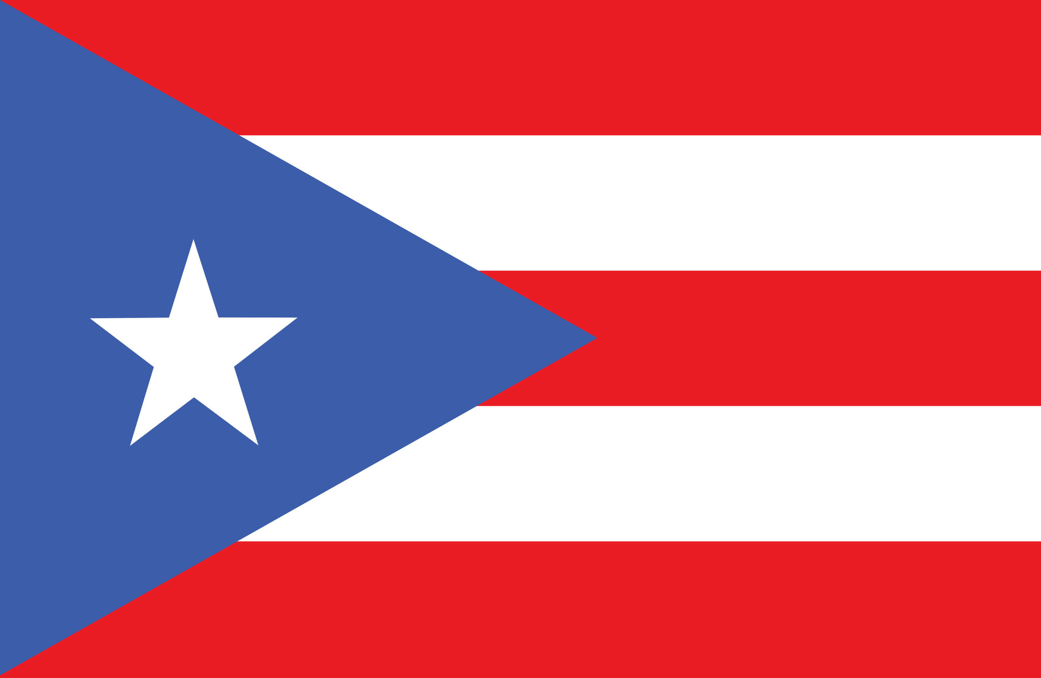 Puerto rico flag coloring