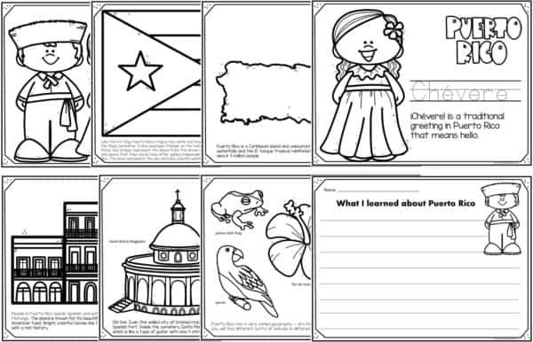 Puerto rico coloring pages puerto rico coloring pages geography for kids