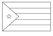 Puerto rico flag coloring page free printable coloring pages