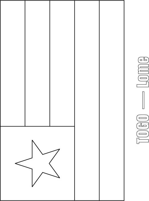 Togo flag coloring page download free togo flag coloring page for kids best coloring pages