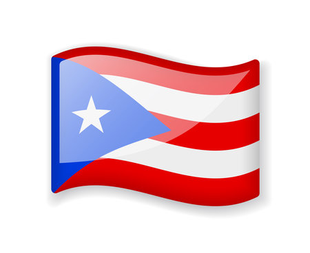 Puerto rico flag icon cliparts stock vector and royalty free puerto rico flag icon illustrations