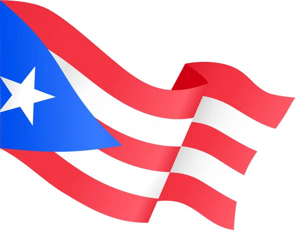 Puerto rico flag wave isolated png transparent background symbol puerto stock vector by phiradetc