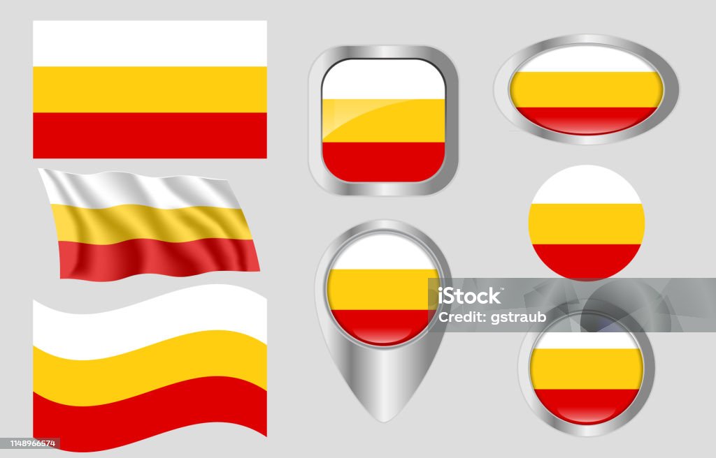 Flag of santa isabel puerto rico stock illustration