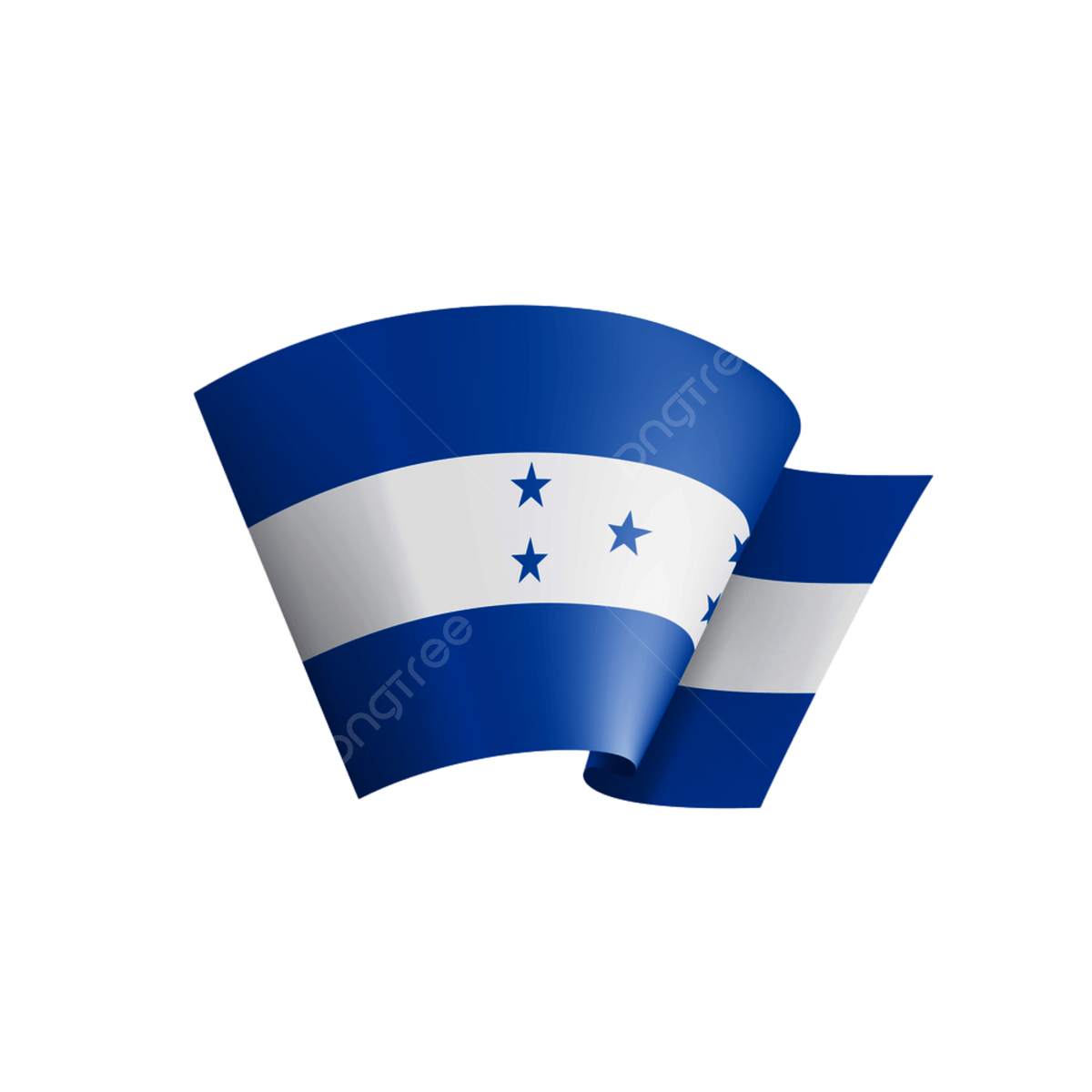 Honduras flag vector design images honduras national flag illustration symbol america color illustration png image for free download