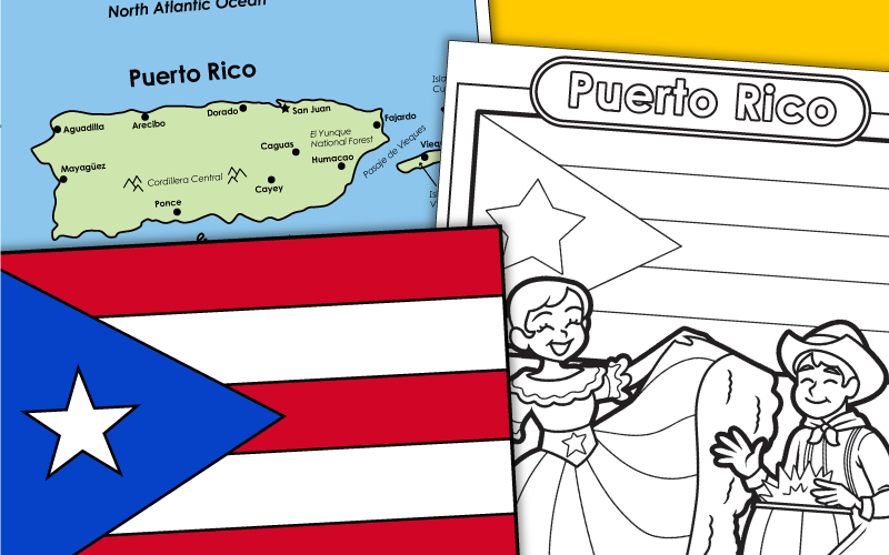 Puerto rico worksheets