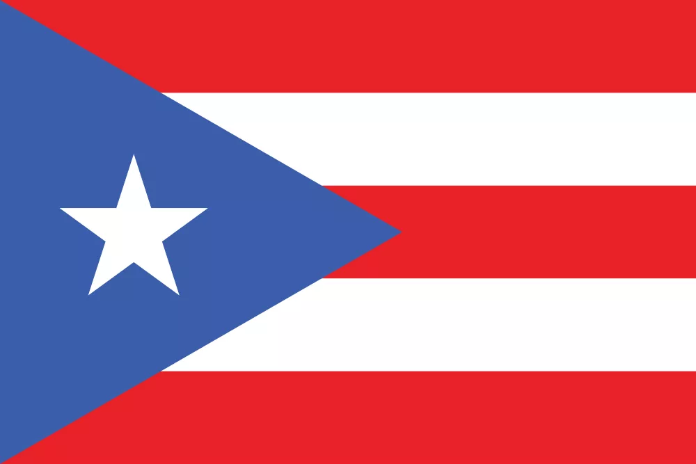 Puerto rico flag color codes