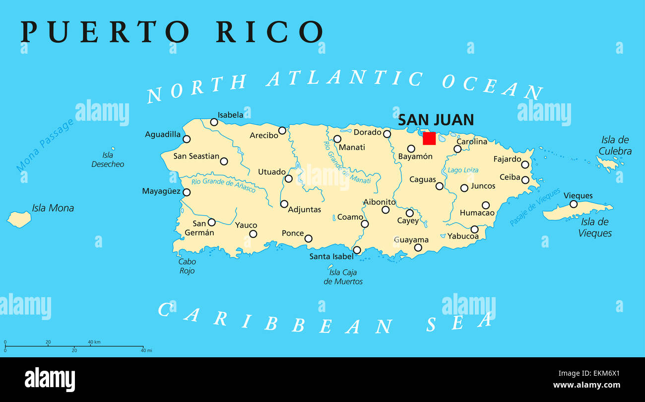 Puerto rico map hi