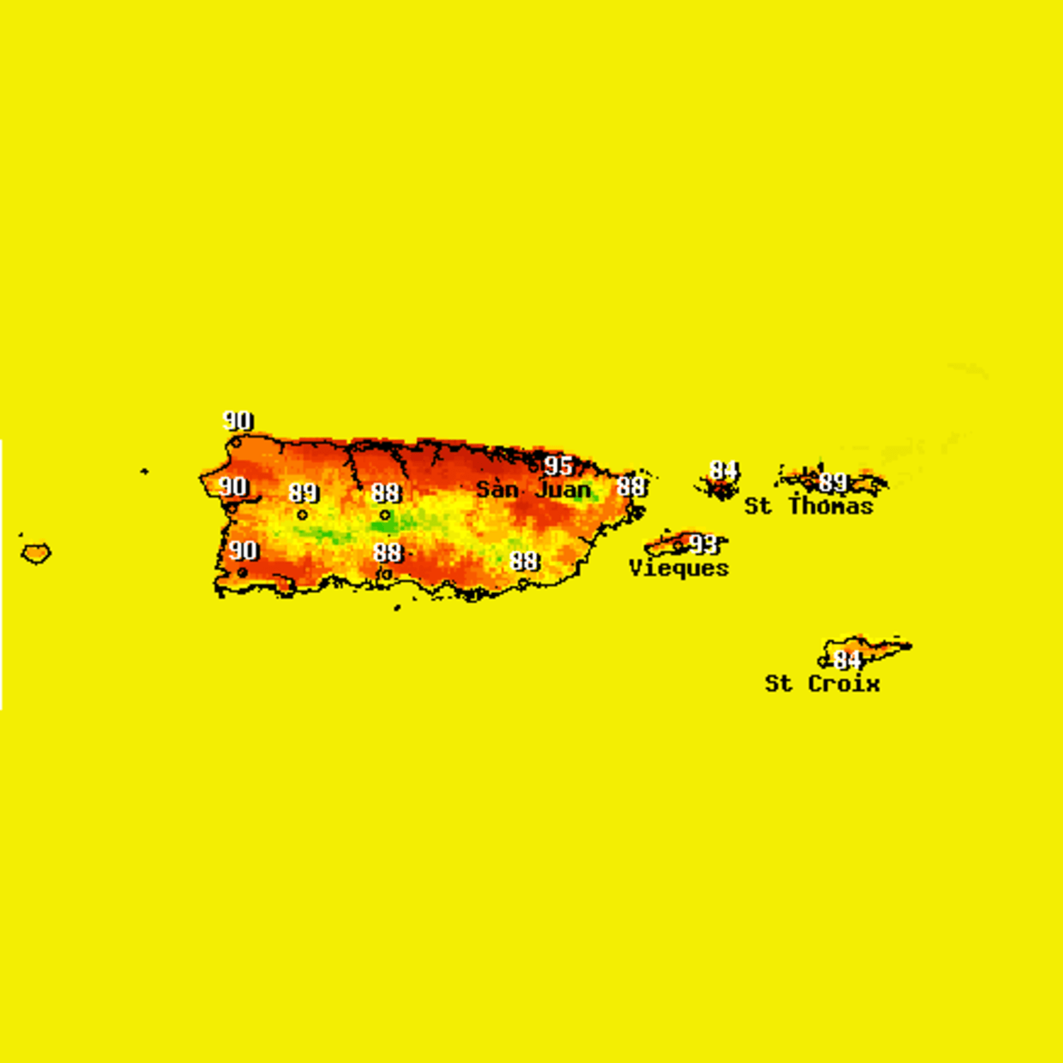 Puerto rico faces dangerous situation with record