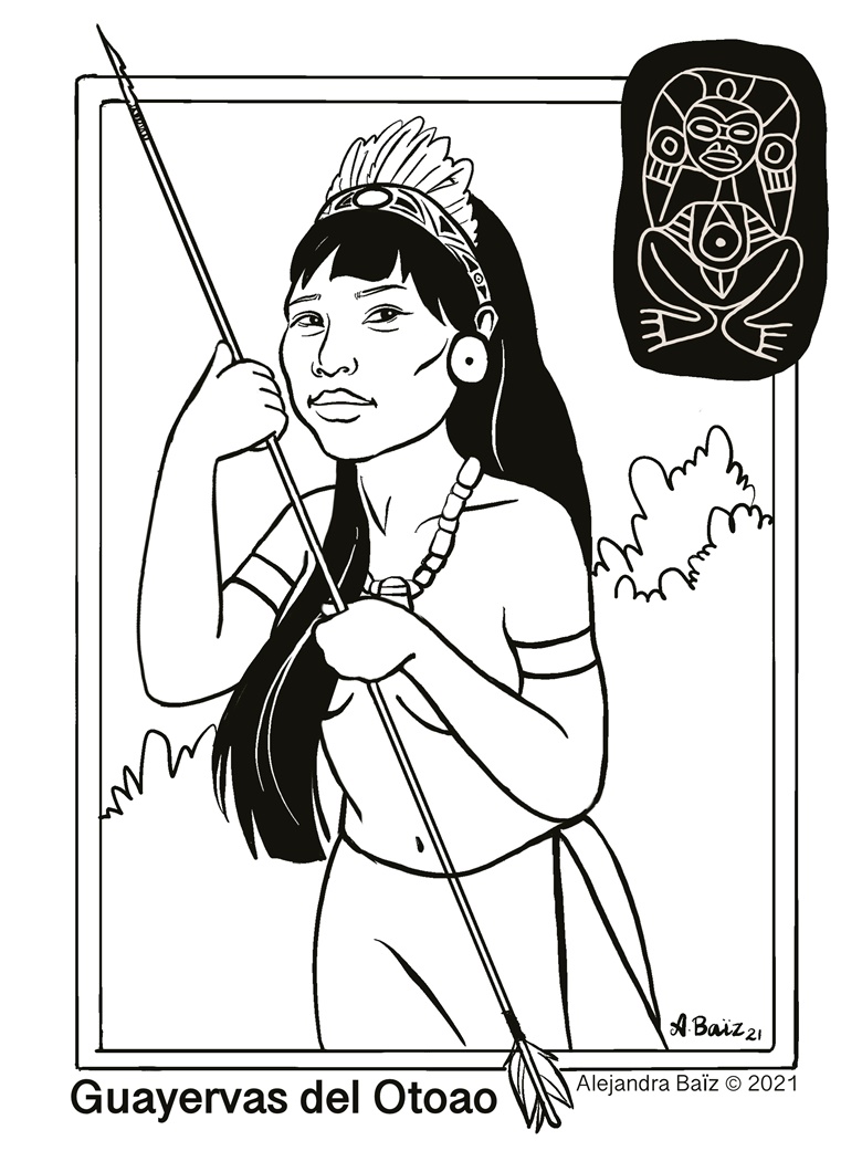 Guayervas del otoao coloring page