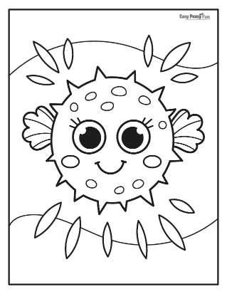 Fish coloring pages