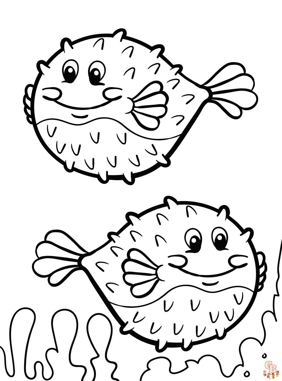 Free printable sea creatures coloring pages