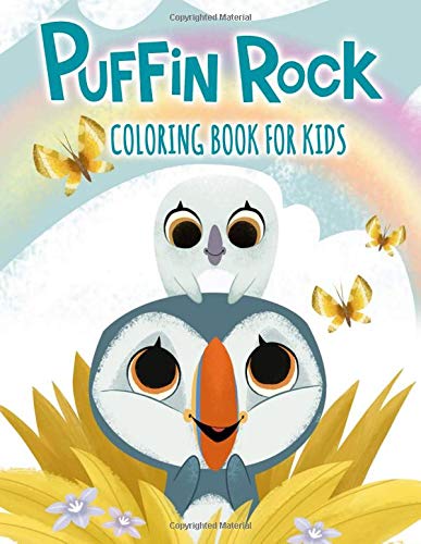 Buy puffin rock coloring book for kids fun coloring pages featuring your favorite puffin rock paperback â june online at prus