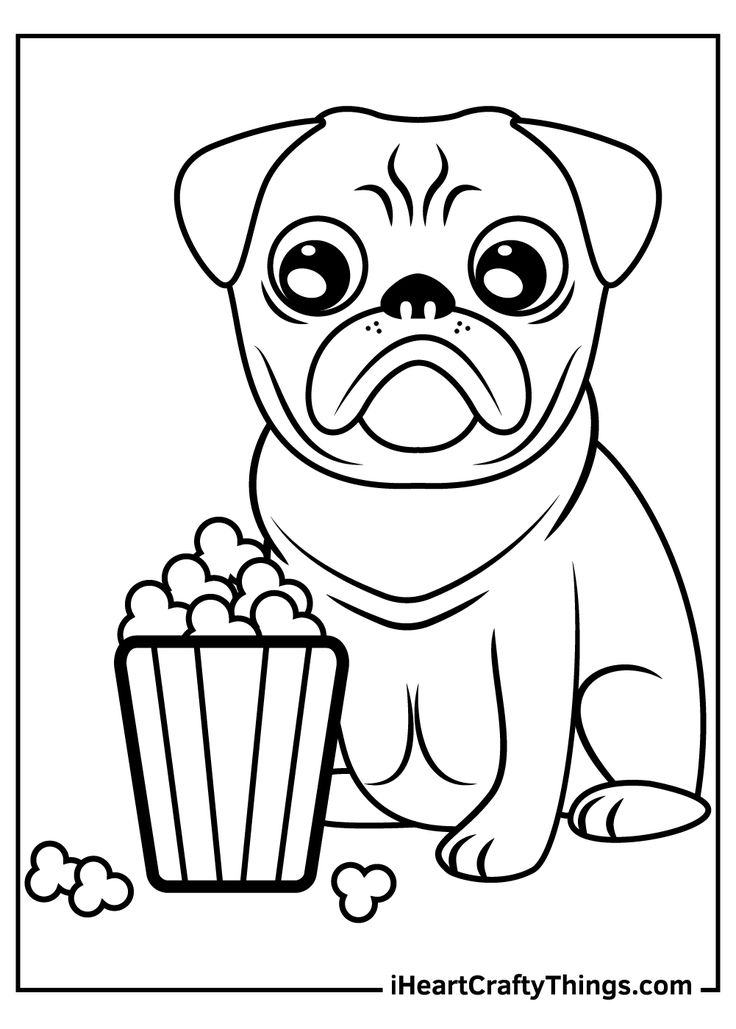 Pug coloring pages coloring pages dog coloring page pattern coloring pages