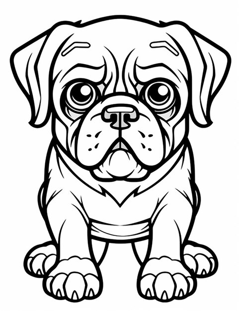 Page pug sketch images