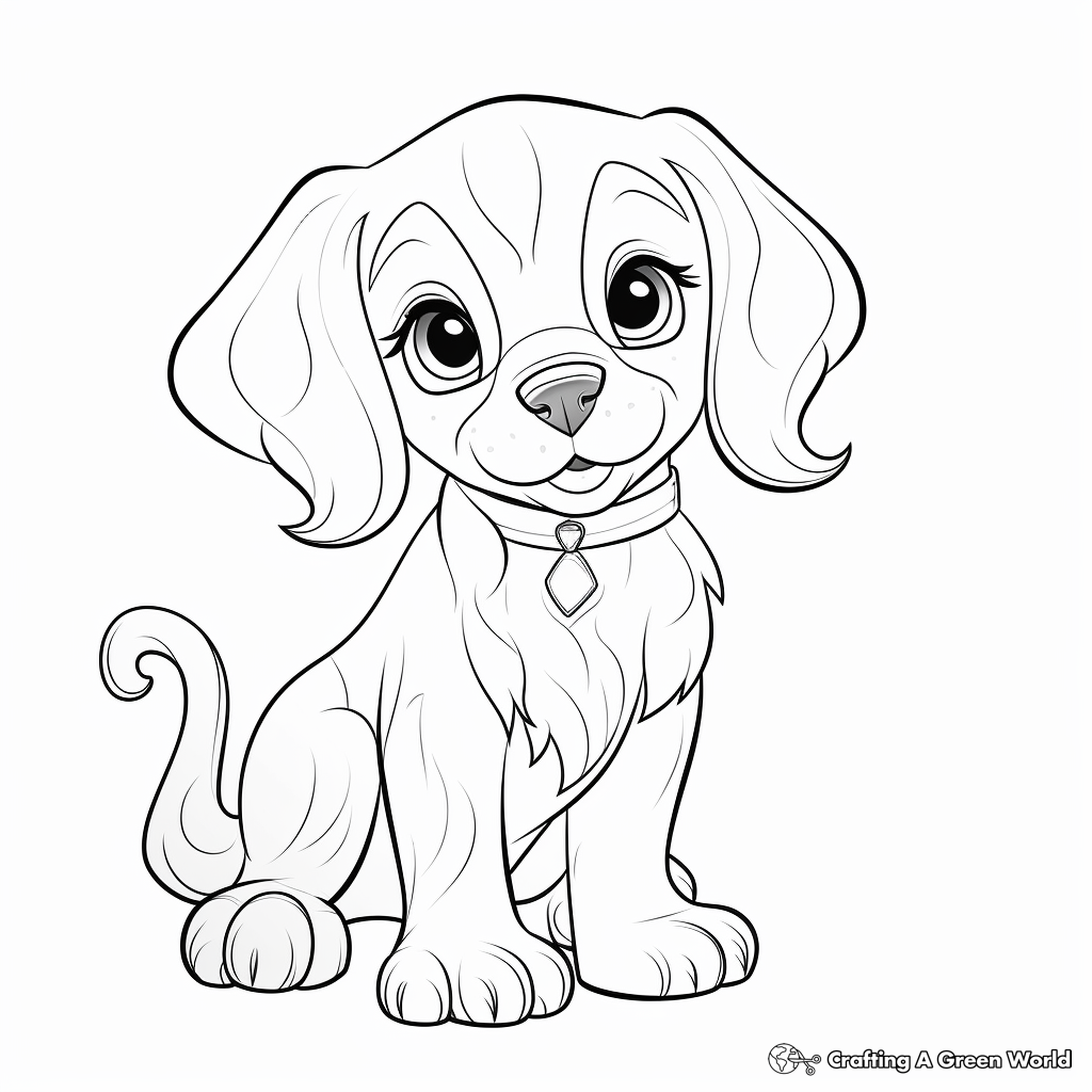 Lps cocker spaniel coloring pages