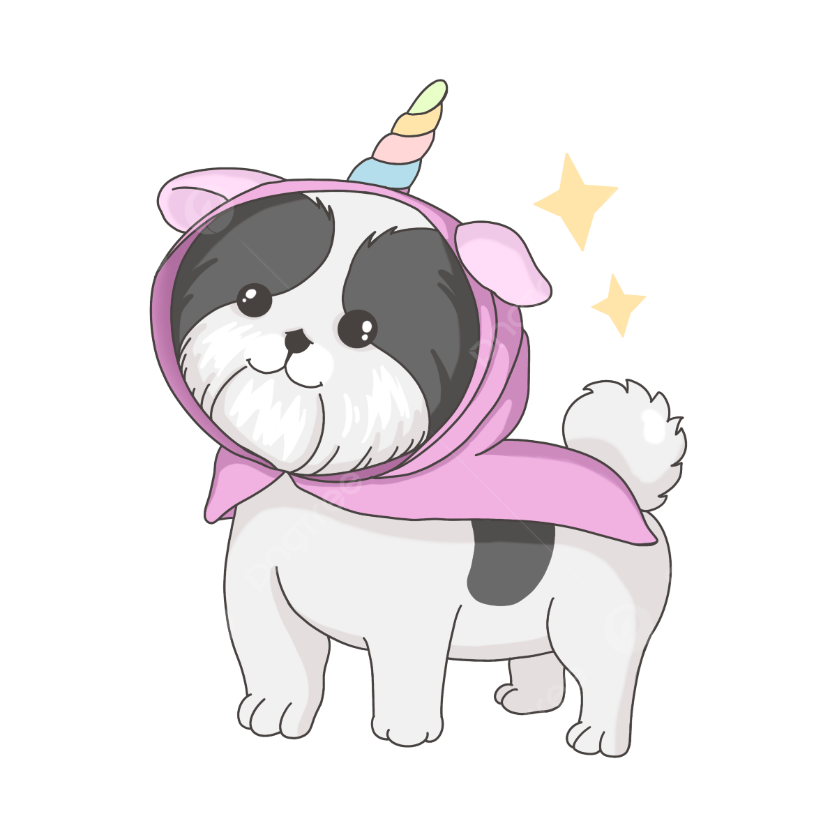 Cartoon images png image unicorn xishi dog cartoon image unicorn dog cartoon png image for free download