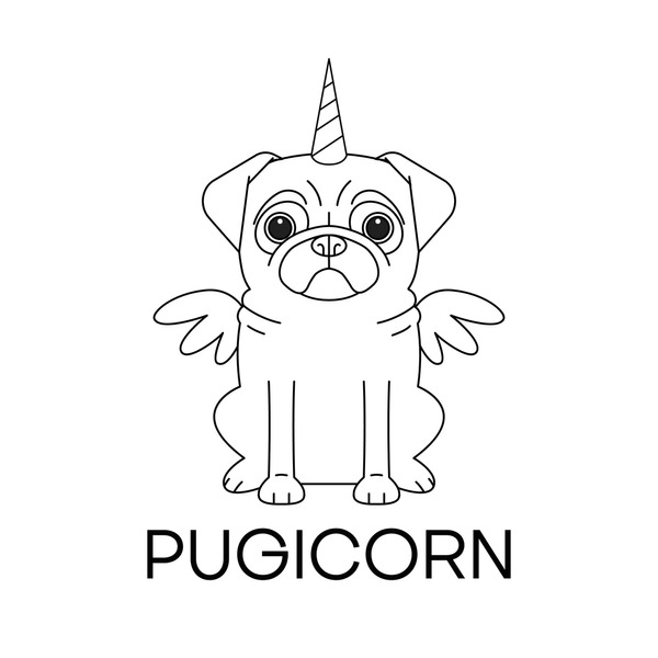 Pugicorn images stock photos d objects vectors