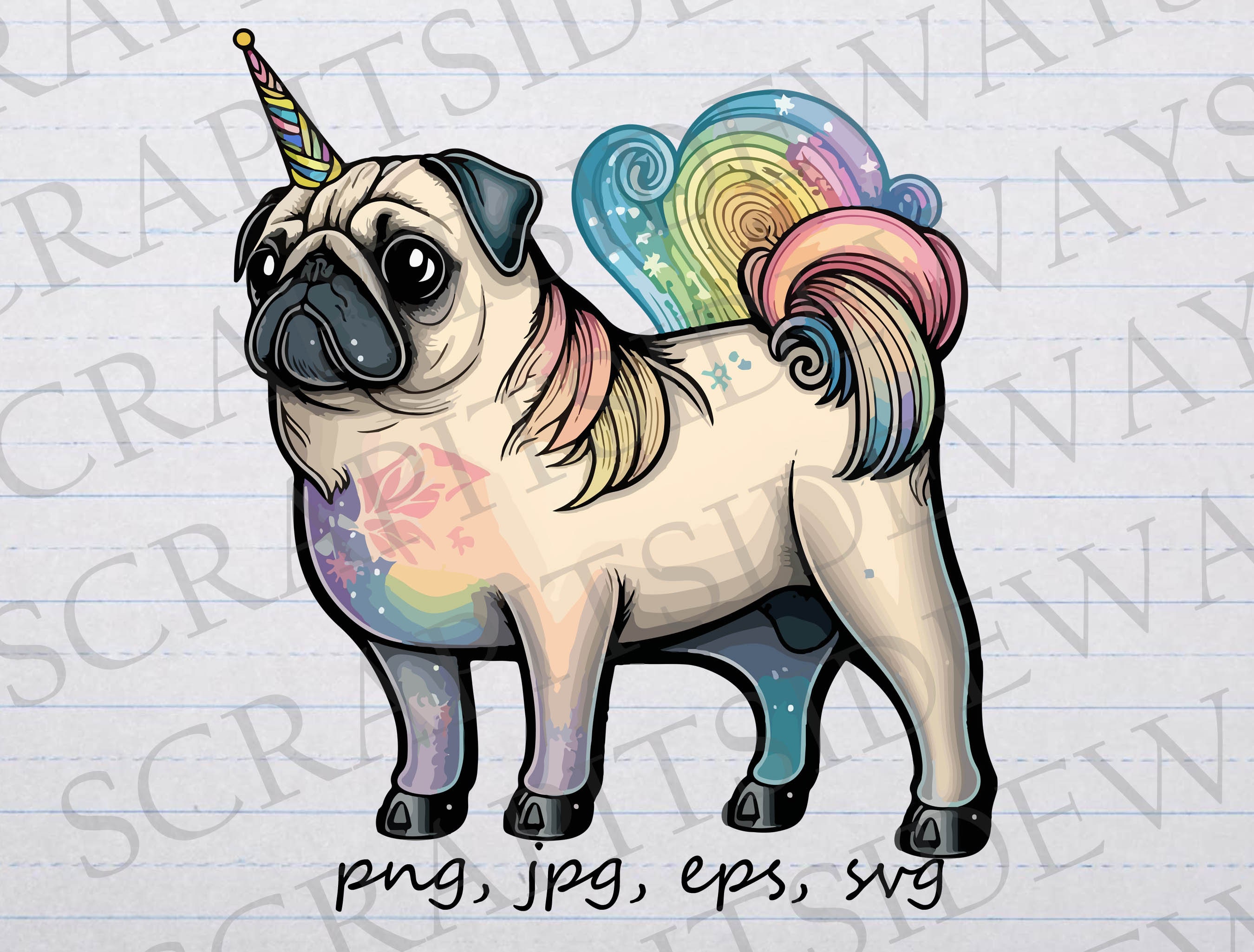 Pugicorn party