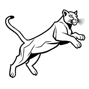 Puma coloring page for free â â lulu pages