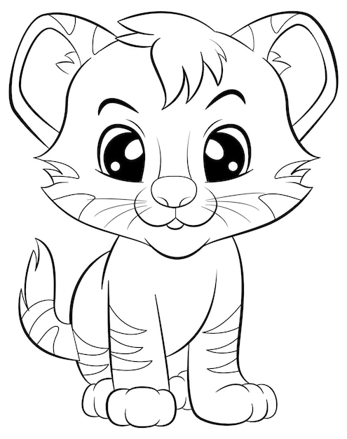 Page puma coloring book images