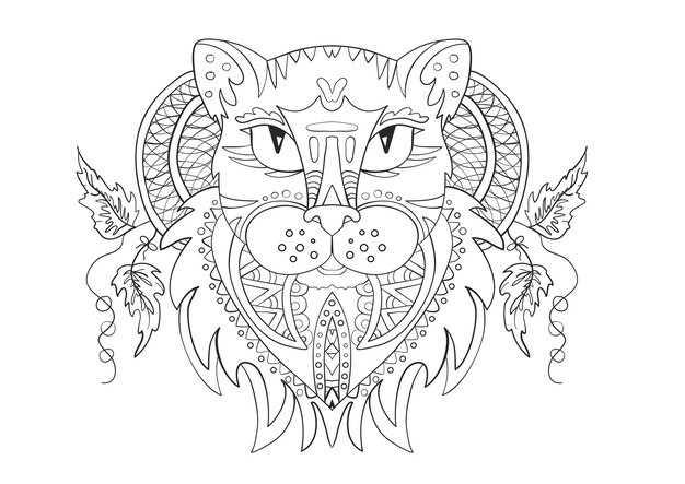 Page puma coloring book images