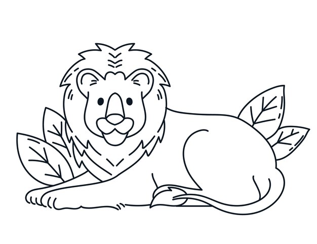 Page mad puma coloring pages animals vectors illustrations for free download