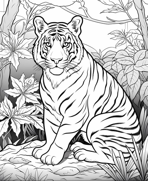 Page puma coloring book images