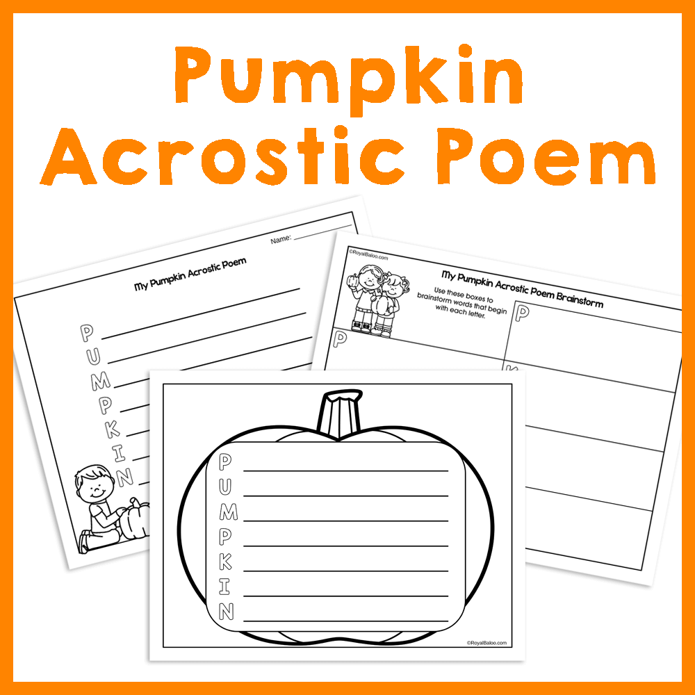 Pumpkin acrostic poem â royal baloo