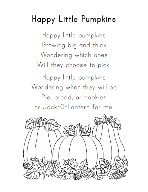 Pumpkin poem pumpkin poem preschool poems lesson plans for toddlers