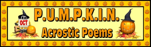 Pumpkin acrostic poems