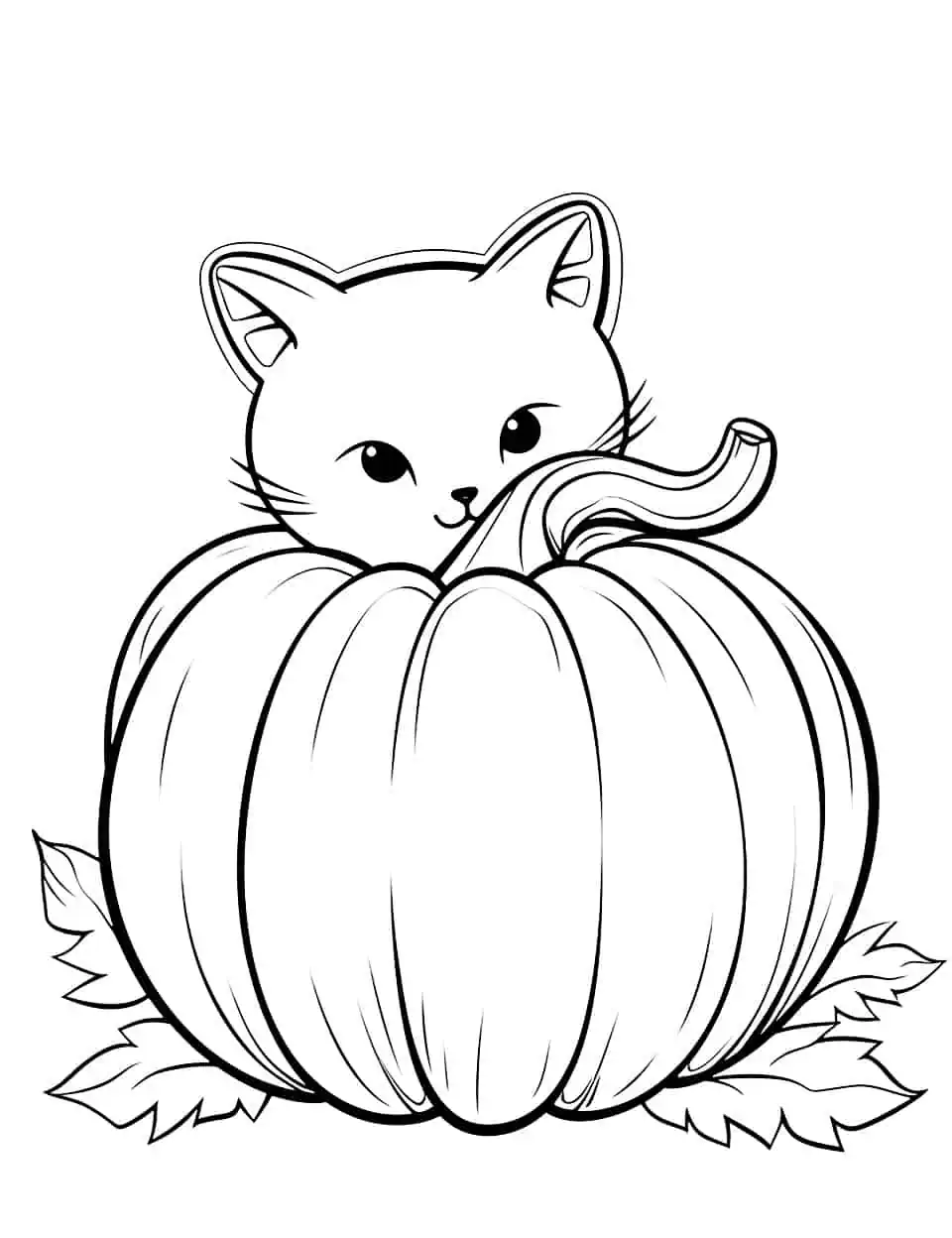 Pumpkin coloring pages free printable sheets