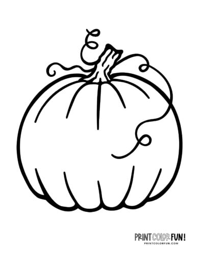 Pumpkin outline printables large blank pumpkin templates for autumn fun at