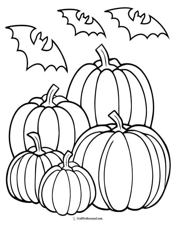 Pumpkin coloring pages